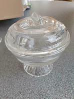 Suikerpot en 2 dessertglazen, Ophalen of Verzenden, Gebruikt