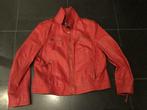 Rood lederen vestje mt. 46, Kleding | Dames, Ophalen of Verzenden, Zo goed als nieuw, Maat 46/48 (XL) of groter, Rood