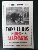 Livre Dans le dos des Allemands 14-18 de Emile Engels, Boeken, Oorlog en Militair, Gelezen, Ophalen of Verzenden, Voor 1940