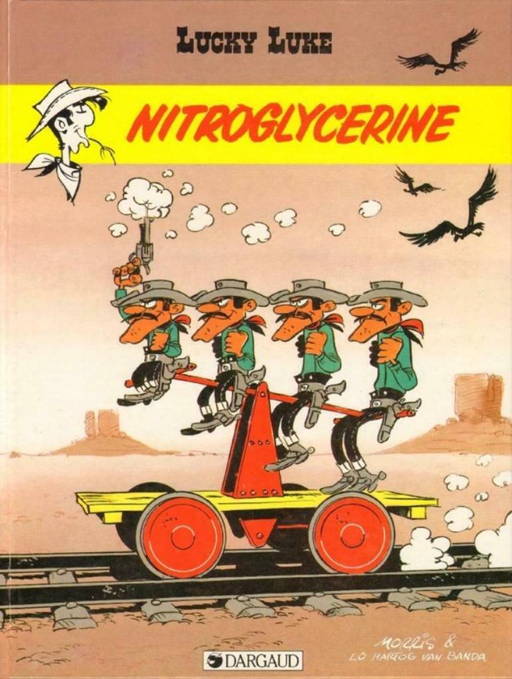 Lucky Luke,Nitroglycérine,Première édition, Boeken, Stripverhalen, Gelezen, Eén stripboek, Ophalen of Verzenden