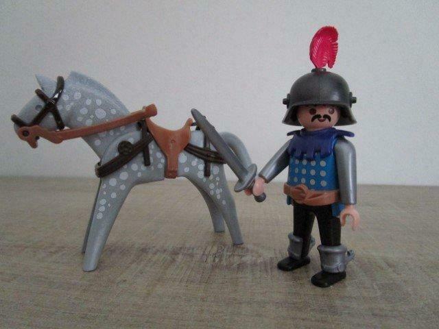 Playmobil ridder met paard compleet middeleeuwen kasteel, Kinderen en Baby's, Speelgoed | Playmobil, Nieuw, Ophalen of Verzenden