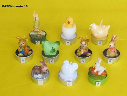 Pasen theelichtjes - serie 16, Diversen, Pasen, Nieuw, Ophalen of Verzenden