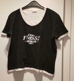 zwart tshirt elite sports 1952, Vêtements | Femmes, T-shirts, Yessica, Manches courtes, Noir, Porté