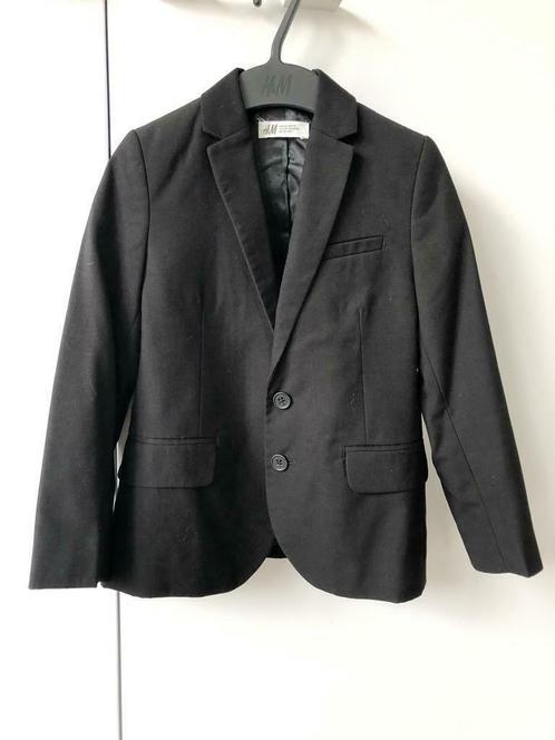 Zwarte blazer jongens maat 122 H&M, Kinderen en Baby's, Kinderkleding | Maat 122, Zo goed als nieuw, Jongen, Trui of Vest, Ophalen of Verzenden