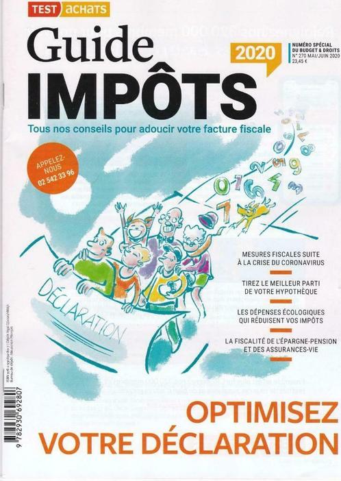 Guide impôts 2020 - Test-Achats, Boeken, Overige Boeken, Nieuw, Verzenden