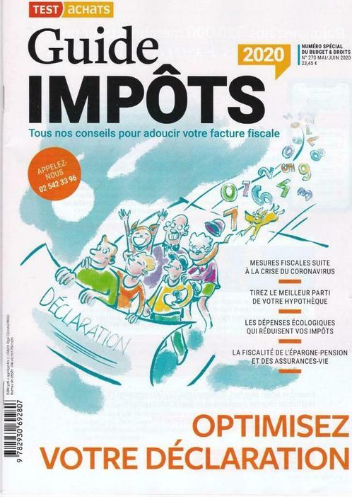 Guide impôts 2020 - Test-Achats, Livres, Livres Autre, Neuf, Envoi