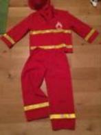 Brandweerman pak 6-7j met helm, Ophalen of Verzenden, Gebruikt, 110 t/m 116, Jongen