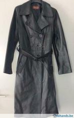 Echt lederen mantel maat, Kleding | Dames, Ophalen of Verzenden, Nieuw, Maat 36 (S), Zwart