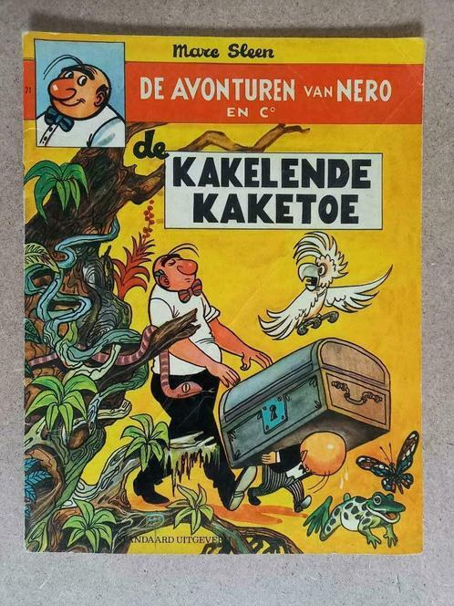 Strip Nero - De kakelende kaketoe Nr 21 (1ste druk), Boeken, Stripverhalen, Gelezen, Eén stripboek, Ophalen of Verzenden