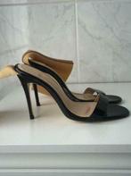 Prachtige zwarte open schoentjes, nieuw!, Nieuw, Zwart, Pumps