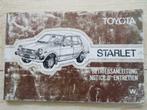 TOYOTA STARLET 1978 : Notice d'entretien, Enlèvement ou Envoi