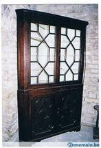 encoignure - vitrine anglaise ancienne, Antiquités & Art, Enlèvement