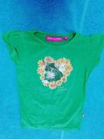 Groen T shirt met poesje Stones and Bones maat 98, Gebruikt, Meisje, Shirt of Longsleeve, Stones and Bones