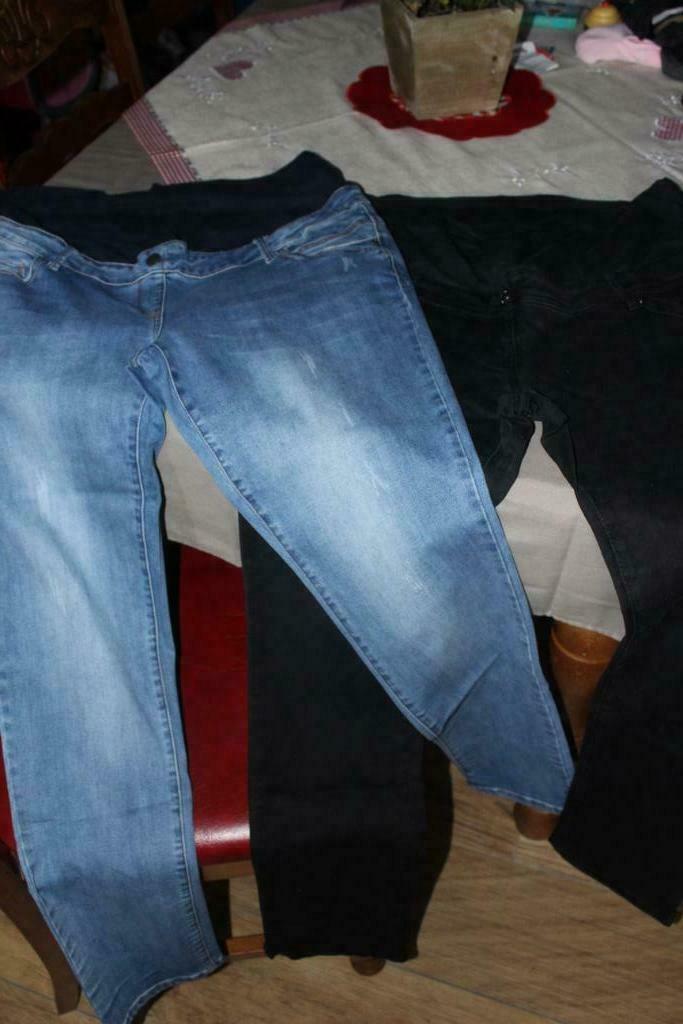 lot de 2 pantalons de grossesse, Enlèvement ou Envoi, Porté, Bleu