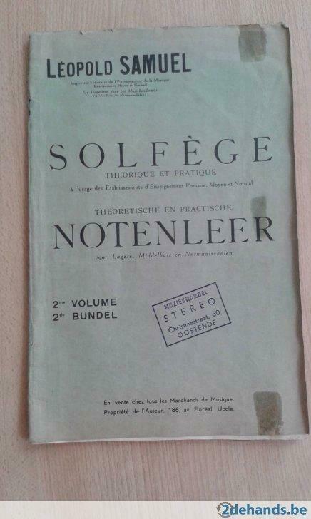 Boekje notenleer, Muziek en Instrumenten, Bladmuziek, Gebruikt, Klassiek, Ophalen of Verzenden