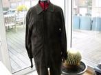 Lange heren jas suede, Kleding | Heren, Ophalen, Gedragen, Maat 52/54 (L), Bruin