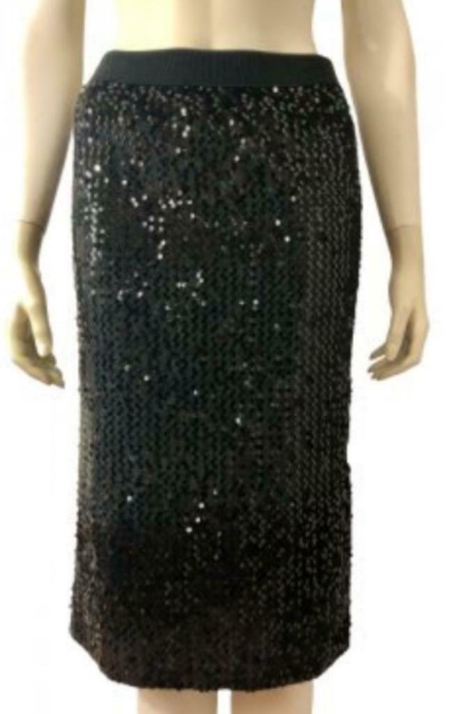 Jupe KAFFE à sequins - Différentes tailles - Neuf, Vêtements | Femmes, Jupes, Neuf, Taille 34 (XS) ou plus petite, Noir, Sous le genou