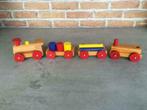 Houten treintje, Kinderen en Baby's, Speelgoed | Houten speelgoed, Zo goed als nieuw, Ophalen, Duw- of Trekspeelgoed