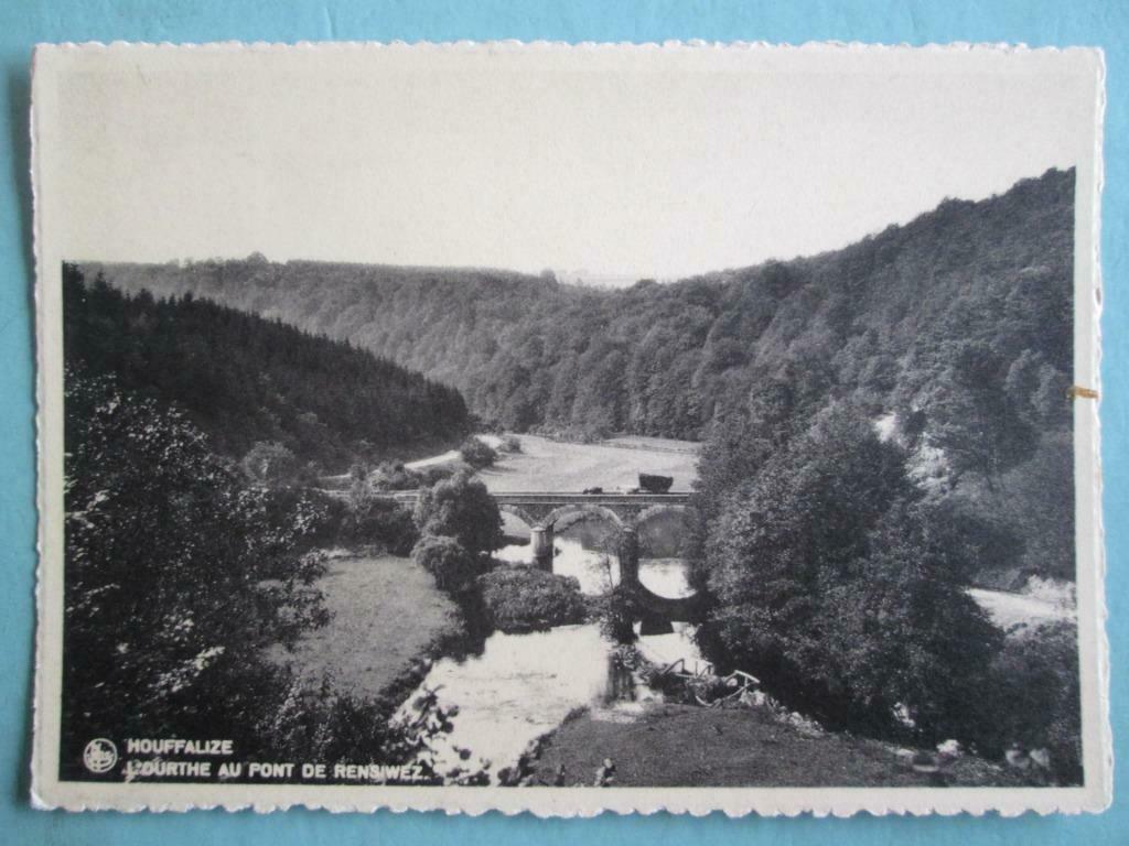 oude postkaart Houffalize, Verzenden