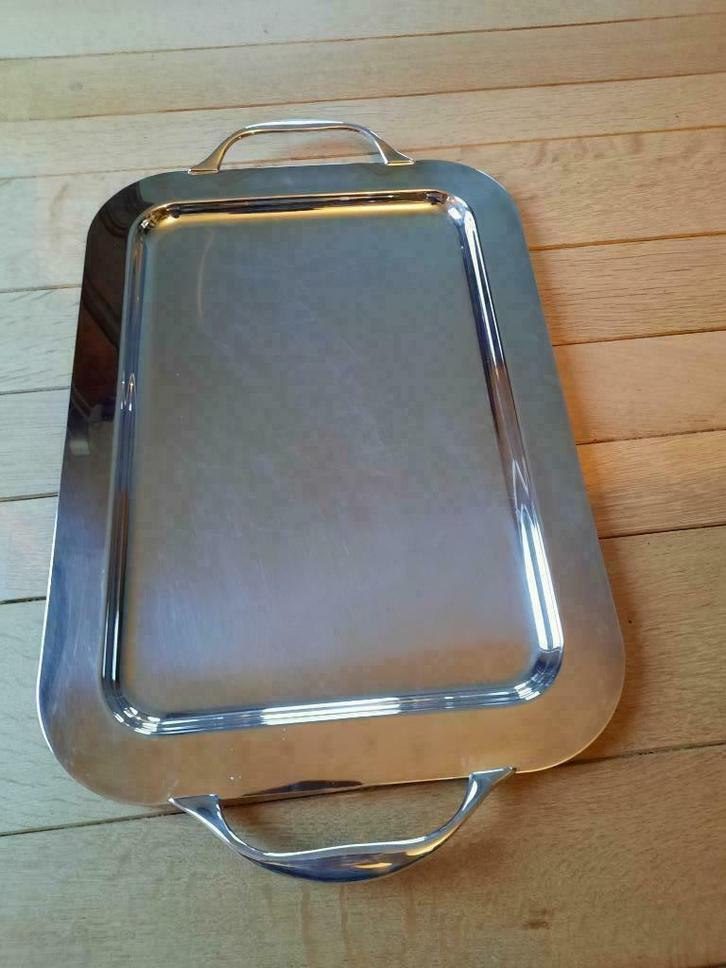 opdien / serveer schaal / schotel verzilverd, Huis en Inrichting, Keuken | Servies, Ophalen of Verzenden