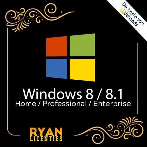 Windows 8 / 8.1 Home / Pro / Enterprise + Licence d'origine, Informatique & Logiciels, Systèmes d'exploitation, Neuf, Windows
