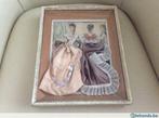 Vintage kader   ' la mode illustree '  origineel kader, Antiek en Kunst, Ophalen of Verzenden