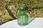 §  pichet carafe en verre vert avec bouchon, Antiquités & Art, Enlèvement ou Envoi