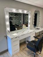 visagie tafel spiegel makeupspiegel mua make up artist beaut, Maison & Meubles, Enlèvement ou Envoi, Kaptafel, Neuf