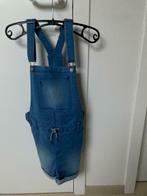 Korte jeans salopette maat 158-164, Kinderen en Baby's, Overige typen, Meisje, Ophalen of Verzenden, Zo goed als nieuw
