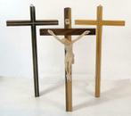 crucifix:  3 kruisen , één met Corpus Christi, Antiek en Kunst, Ophalen of Verzenden