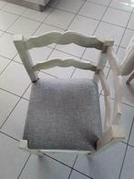 Chaise de coin entièrement restaurée (patine et tissu), Enlèvement ou Envoi, Comme neuf, Tissus, Une