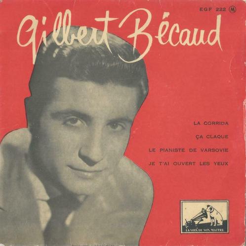 Gilbert Becaud – Le pianiste de Varsovie / La corrida – EP, CD & DVD, Vinyles Singles, Utilisé, EP, Pop, 7 pouces, Enlèvement ou Envoi