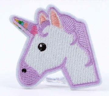 Eénhoorn strijkplaatje patch kinderen - 55 x 70 mm, Kinderen en Baby's, Verzenden, Nieuw