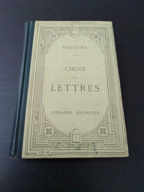 Choix de lettres, Voltaire, Livres, Littérature, Utilisé, Enlèvement ou Envoi