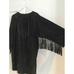 ZGAN diepzwarte suede jurk Isabel Marant Etoile, Kleding | Dames, Verzenden, Zwart, Zo goed als nieuw, Maat 36 (S)