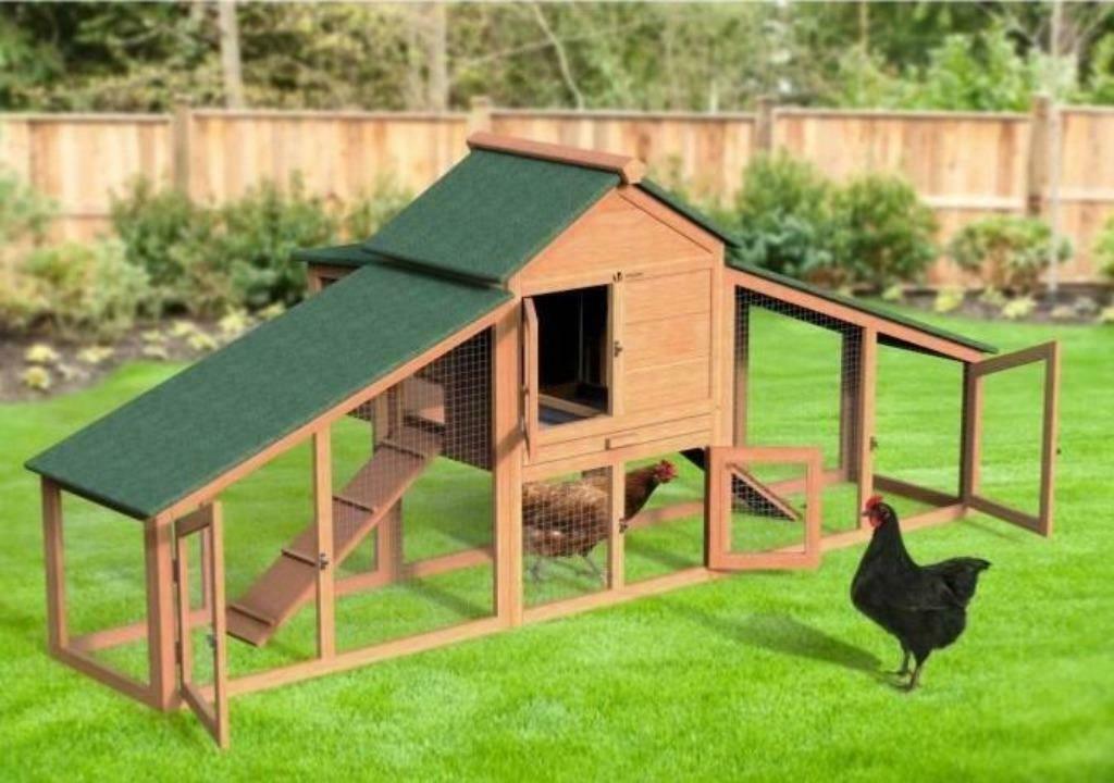 Poulailler XXL abri poule coq caille volaille enclos poule, Envoi, Poulailler