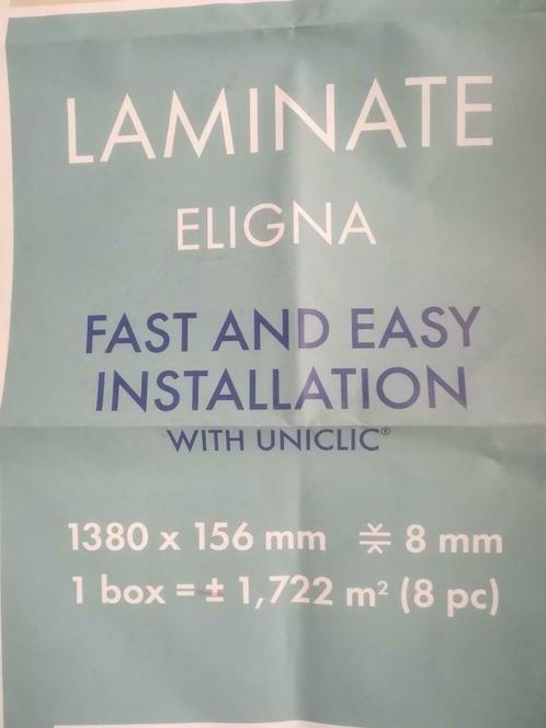 QuickStep Eligna Laminaat EL3908 Venetiaanse eik naturel, Maison & Meubles, Ameublement | Revêtements de sol, Neuf, Aggloméré