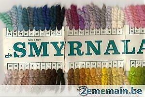Smyrnalaine-sampler of kleurenkaart, Verzamelen, Overige Verzamelen, Gebruikt, Ophalen of Verzenden