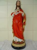 Ancienne statue de Jésus Sacré-Cœur 1940 Statue Jésus bibelo, Enlèvement ou Envoi
