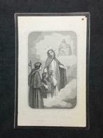 Carte de prière pour le PRÊTRE Josephus de WIT, 1865, Enlèvement ou Envoi, Image pieuse