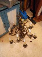 Lustre, Enlèvement, Utilisé, Métal, Ancien