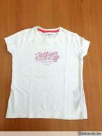 Wit shirtje Tommy Hilfiger mt 116/6A!!!!, Fille, Chemise ou À manches longues, Utilisé