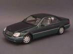 1:18 KK-Scale Mercedes 600 SEC C140 1992 metallic-darkgreen, Hobby en Vrije tijd, Modelauto's | 1:18, Nieuw, Ophalen of Verzenden