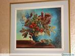 schilderij : schaal met bloemen & fruit, Enlèvement, Utilisé