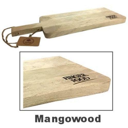Hapjesplank serveerplank snijplank hout mango 45 cm, Huis en Inrichting, Keuken | Servies, Nieuw, Ophalen of Verzenden