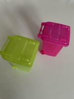Mini afval containers als afvalbakjes op tafel, Ophalen of Verzenden, Gebruikt