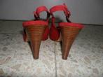 Rode schoenen nabuk 37, Comme neuf, Carlo Pazolini, Rouge, Enlèvement ou Envoi