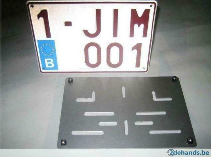 SUPPORT DE PLAQUE MOTO/QUAD ALU EURO, Motos, Accessoires | Autre, Neuf, Enlèvement ou Envoi