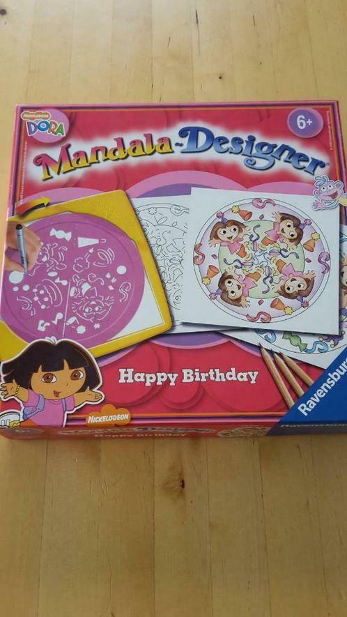 Mandala Designer : Dora Happy Birthday, Hobby & Loisirs créatifs, Jeux de société | Autre, Utilisé, Enlèvement