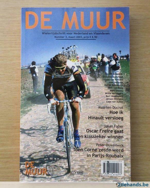 replica voormalig Onderverdelen ② De Muur - Wielertijdschrift voor NL en Vlaanderen - Nr. 3 — Livres de  sport — 2ememain